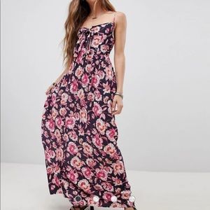 Band of Gypsies Floral Maxi Dress